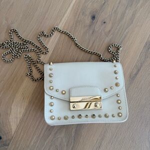 Furla Julia Mini Studded Leather Crossbody Bag